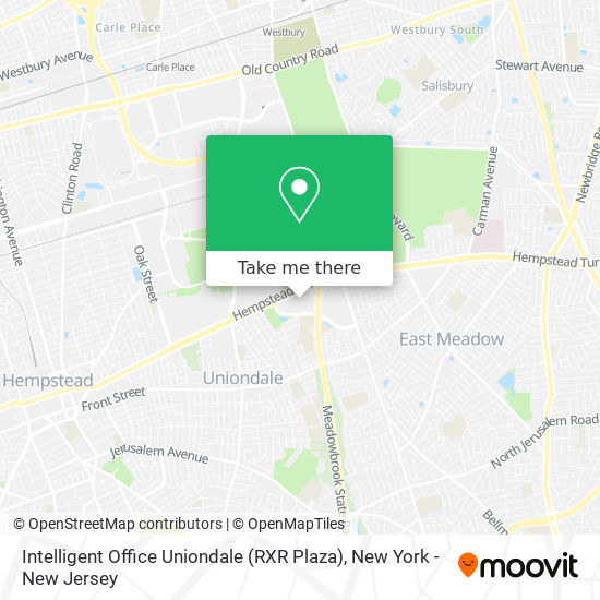 Mapa de Intelligent Office Uniondale (RXR Plaza)