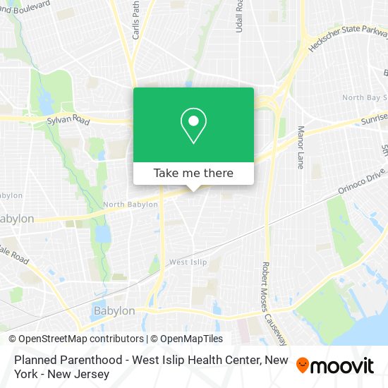 Planned Parenthood - West Islip Health Center map