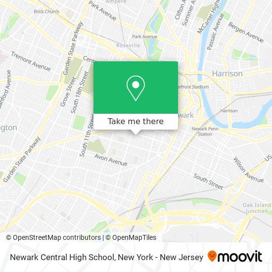 Mapa de Newark Central High School