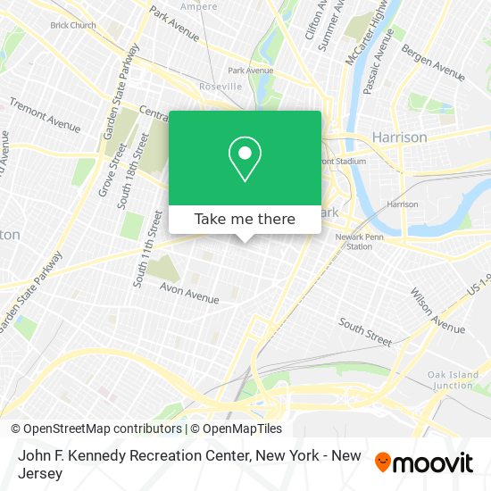 Mapa de John F. Kennedy Recreation Center