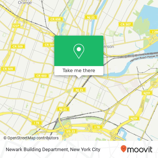 Mapa de Newark Building Department