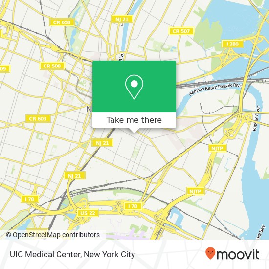 Mapa de UIC Medical Center