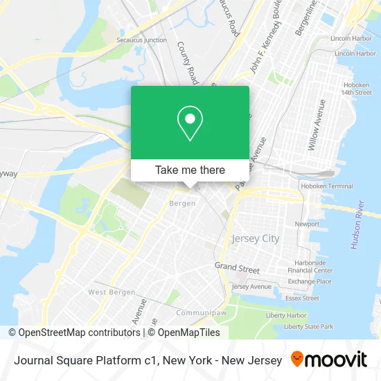 Journal Square Platform c1 map