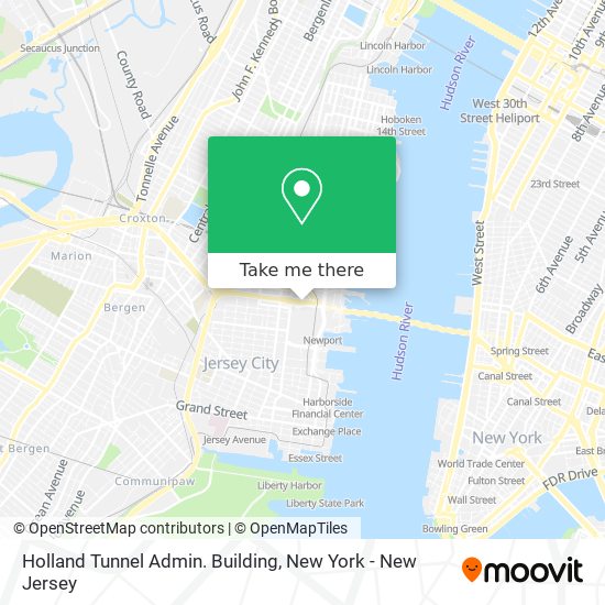 Mapa de Holland Tunnel Admin. Building