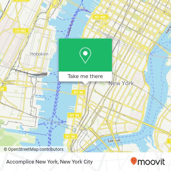 Accomplice New York map