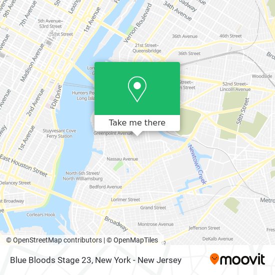 Blue Bloods Stage 23 map
