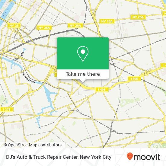 DJ's Auto & Truck Repair Center map