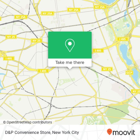 Mapa de D&P Convenience Store