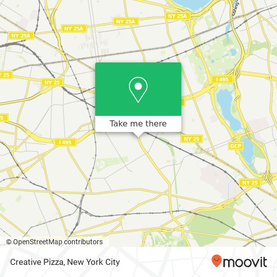 Mapa de Creative Pizza