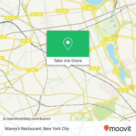 Mapa de Manny's Restaurant