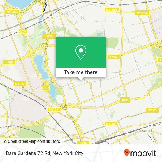 Dara Gardens 72 Rd map