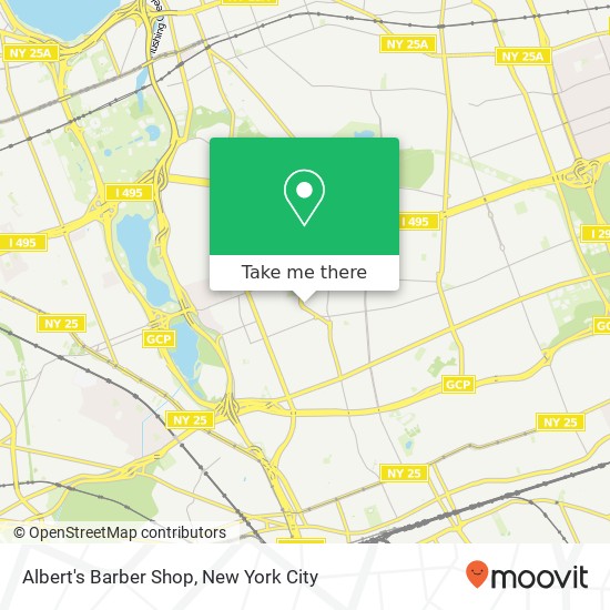 Albert's Barber Shop map