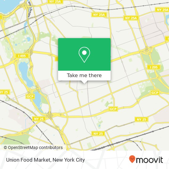 Union Food Market map