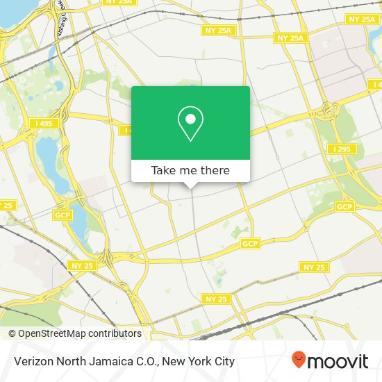 Verizon North Jamaica C.O. map