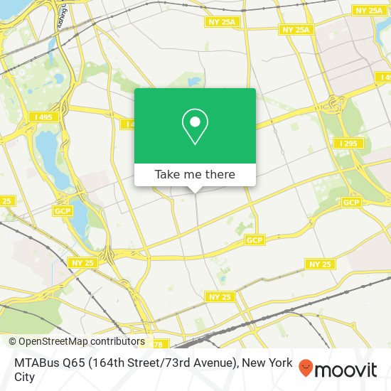 MTABus Q65 (164th Street / 73rd Avenue) map