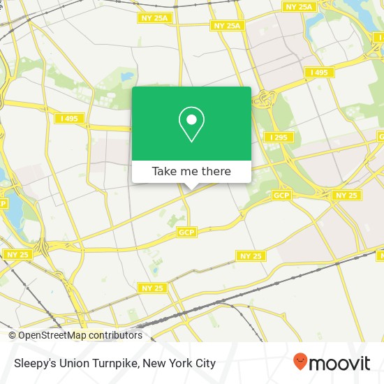 Mapa de Sleepy's Union Turnpike