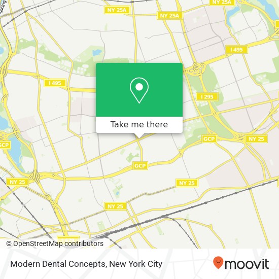 Mapa de Modern Dental Concepts