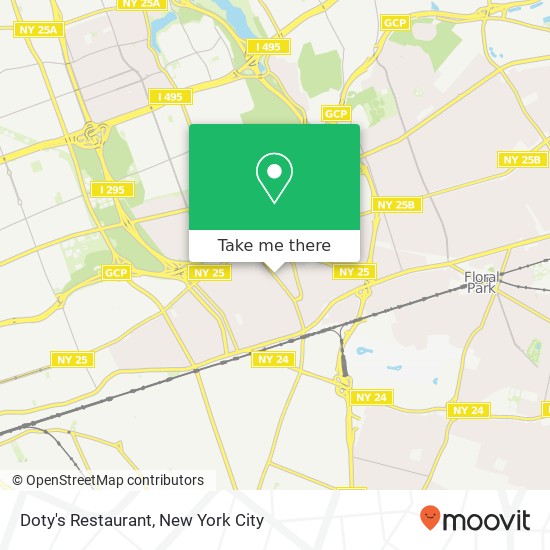 Doty's Restaurant map