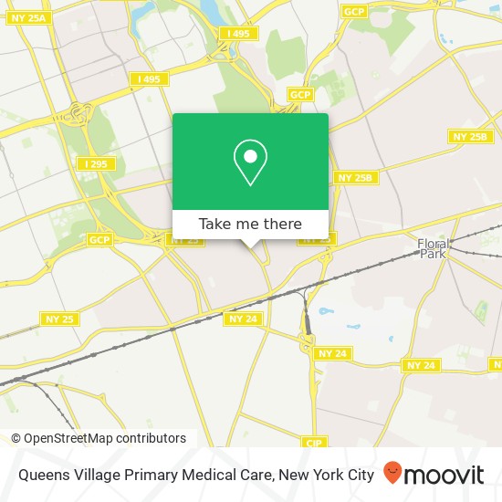 Mapa de Queens Village Primary Medical Care