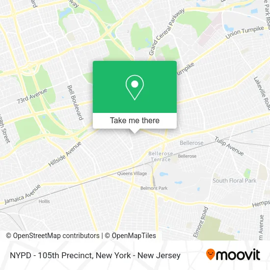 Mapa de NYPD - 105th Precinct