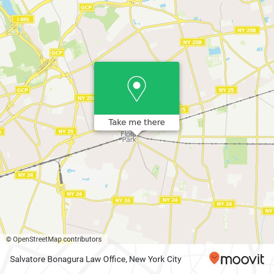 Mapa de Salvatore Bonagura Law Office