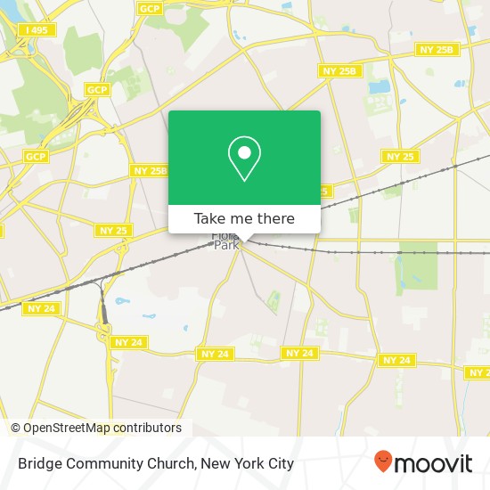 Bridge Community Church map