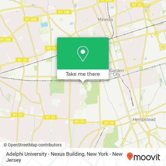 Adelphi University - Nexus Building map