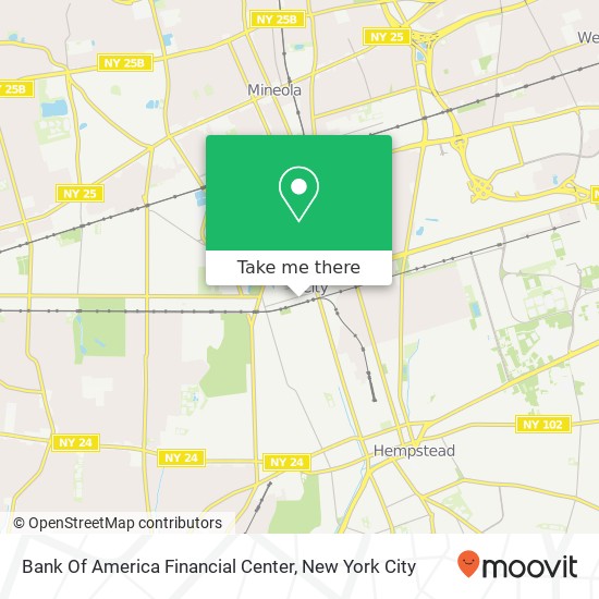 Bank Of America Financial Center map