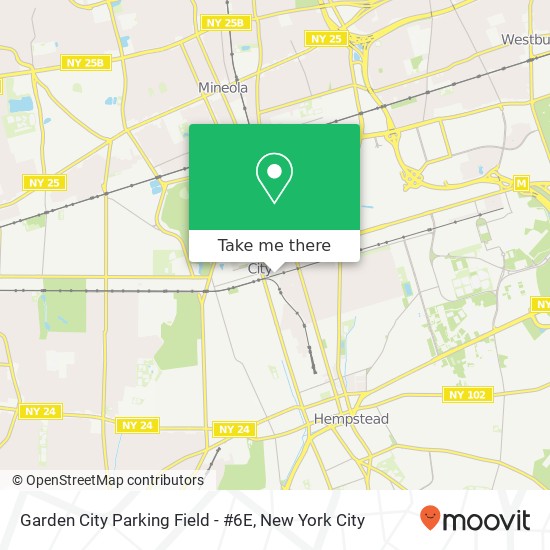 Mapa de Garden City Parking Field - #6E