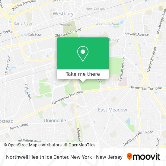 Mapa de Northwell Health Ice Center