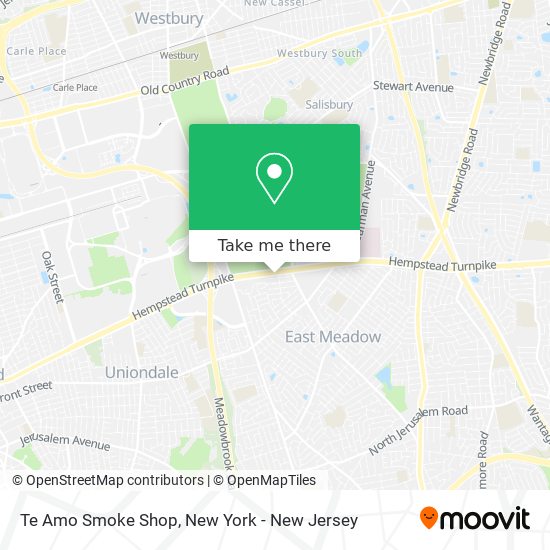 Mapa de Te Amo Smoke Shop