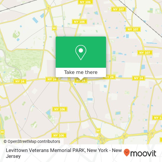 Mapa de Levittown Veterans Memorial PARK