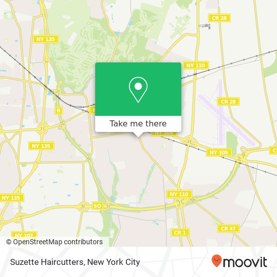 Suzette Haircutters map