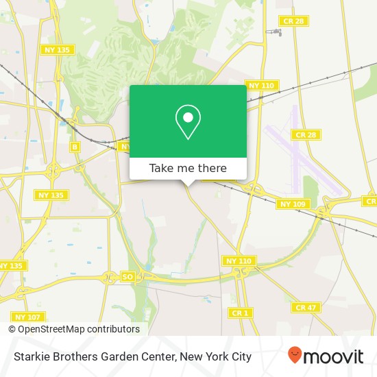 Mapa de Starkie Brothers Garden Center