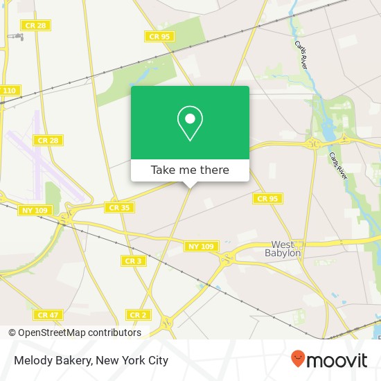 Mapa de Melody Bakery