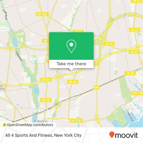 Mapa de All 4 Sports And Fitness