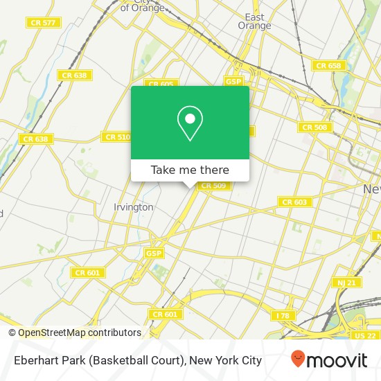 Mapa de Eberhart Park (Basketball Court)