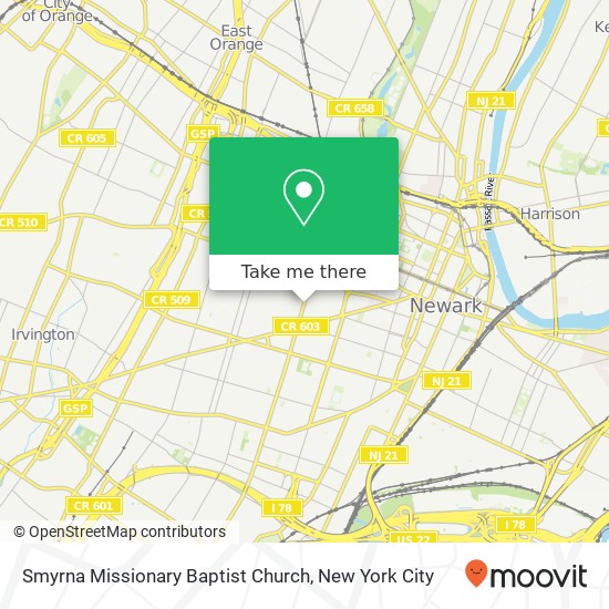 Smyrna Missionary Baptist Church map