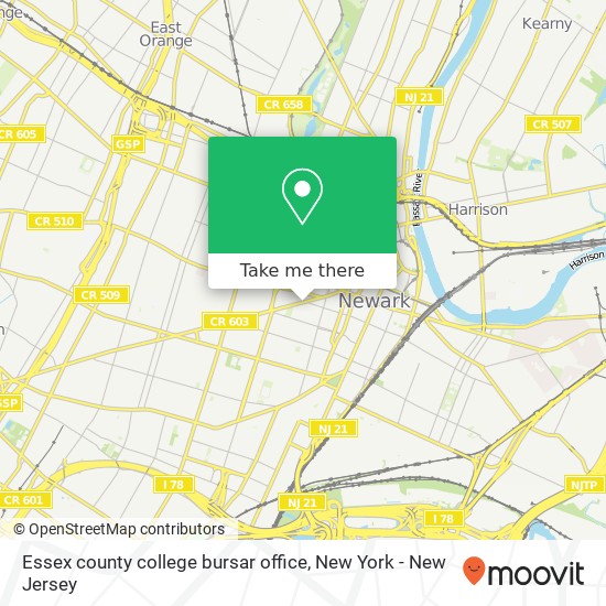 Essex county college bursar office map