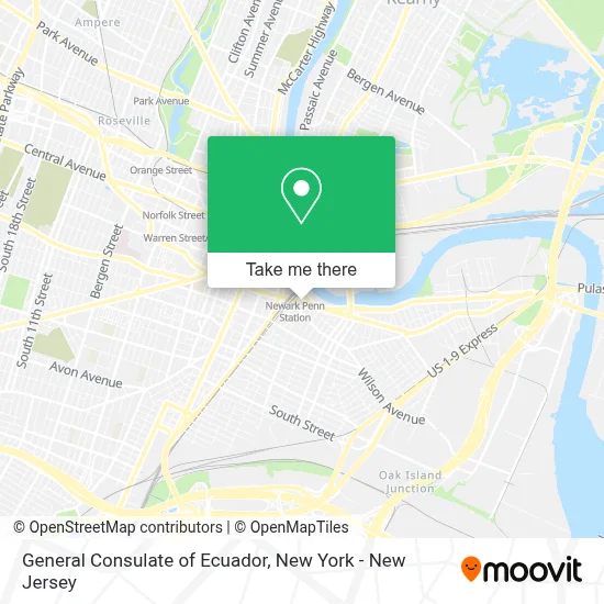 General Consulate of Ecuador map