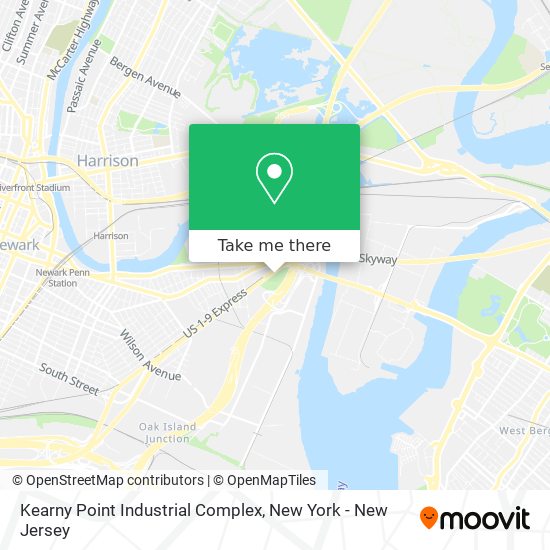Mapa de Kearny Point Industrial Complex