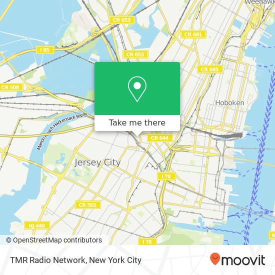 Mapa de TMR Radio Network