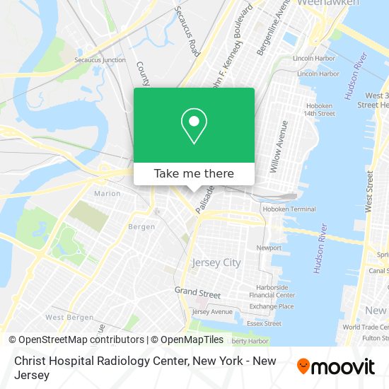 Mapa de Christ Hospital Radiology Center