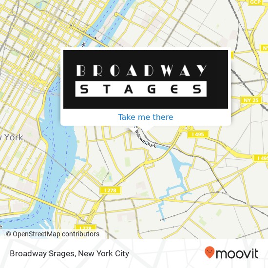 Broadway Srages map