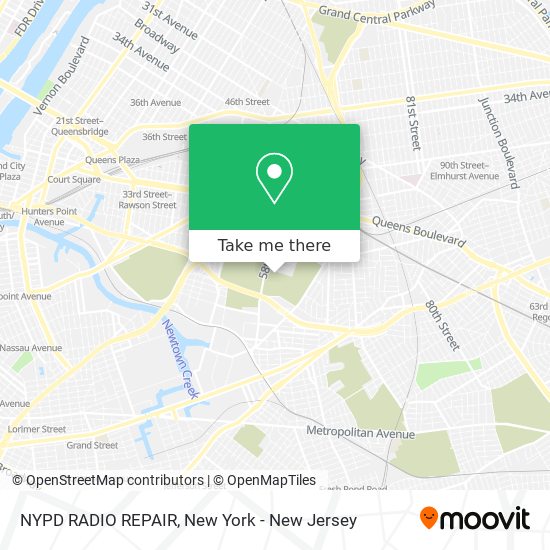 Mapa de NYPD RADIO REPAIR