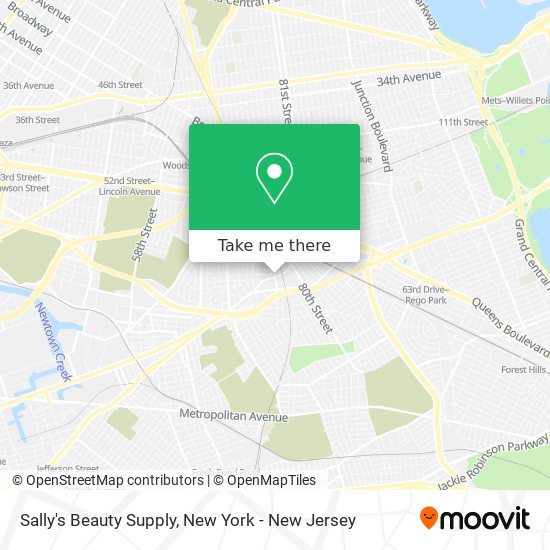 Sally's Beauty Supply map