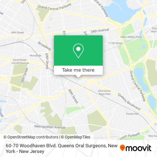60-70 Woodhaven Blvd. Queens Oral Surgeons map