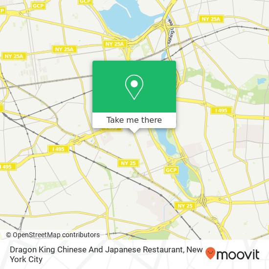 Mapa de Dragon King Chinese And Japanese Restaurant