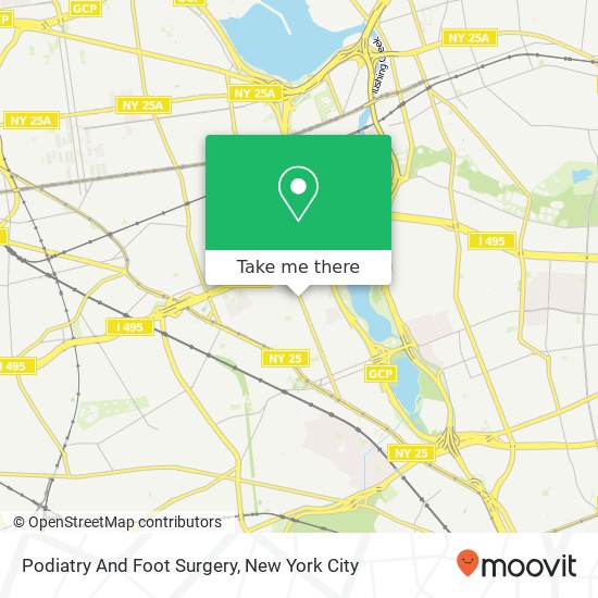 Podiatry And Foot Surgery map