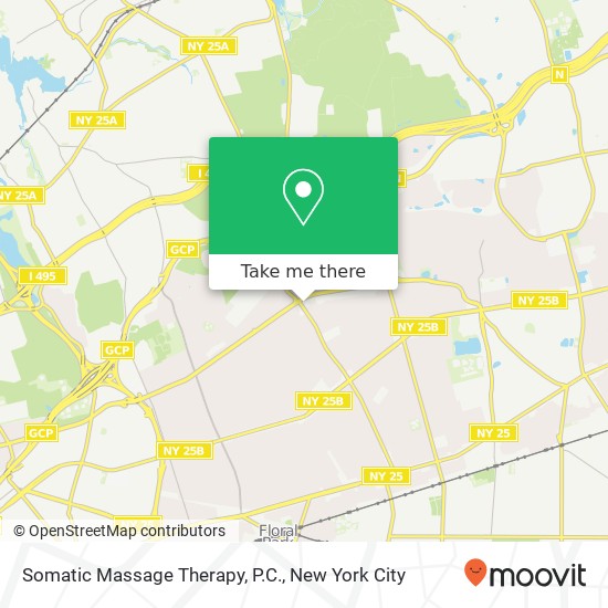 Somatic Massage Therapy, P.C. map